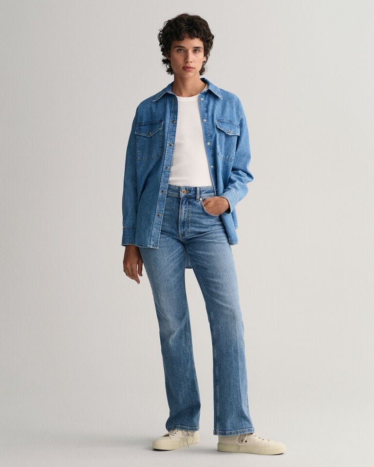 Gant Camiseta de tirantes acanalada con cuello alto 2025