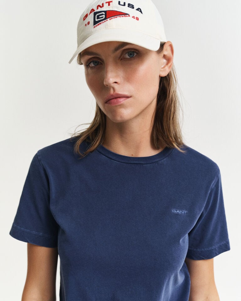 Gant Camiseta de cuello redondo Sunfaded Outlet