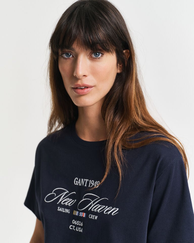 Gant Camiseta de cuello redondo Sailing Graphic Rebajas
