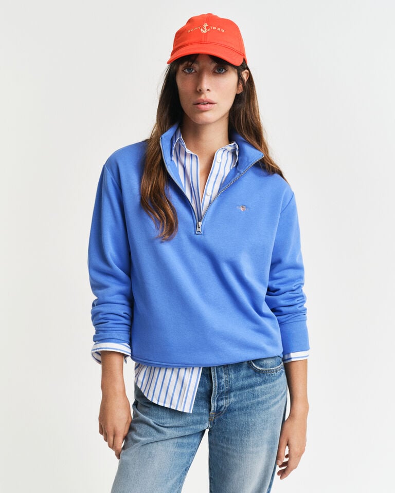 Gant Sudadera Shield con media cremallera