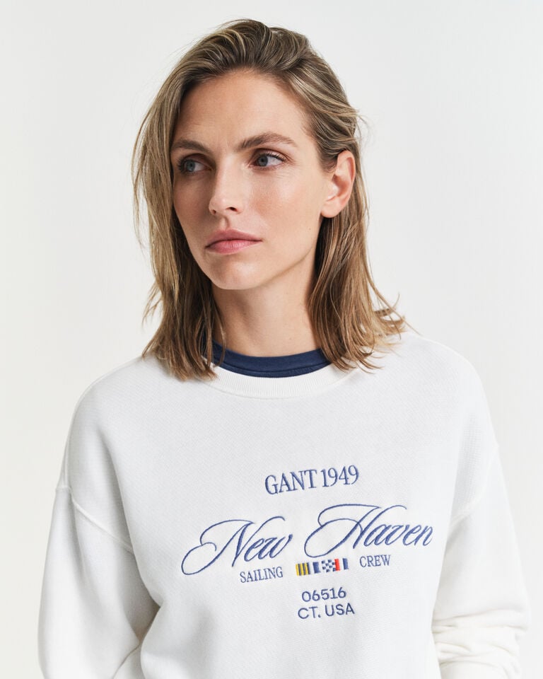 Gant Sudadera de cuello redondo Sailing Graphic Gran oferta