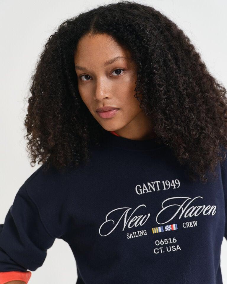 Gant Sudadera de cuello redondo Sailing Graphic Ventas relámpago