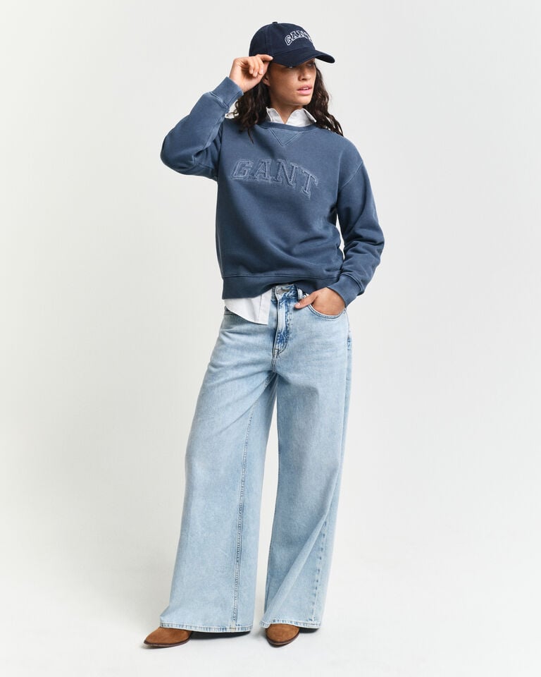 Gant Sudadera de cuello redondo con diseño Arch Mejor oferta