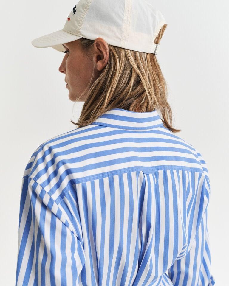 Gant Vestido camisero de popelina a rayas Últimos 2 días