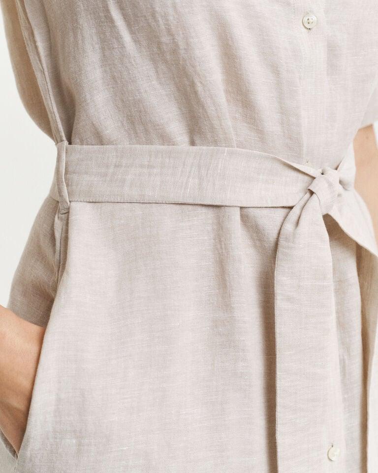 Gant Vestido camisero de manga corta de lino Último día