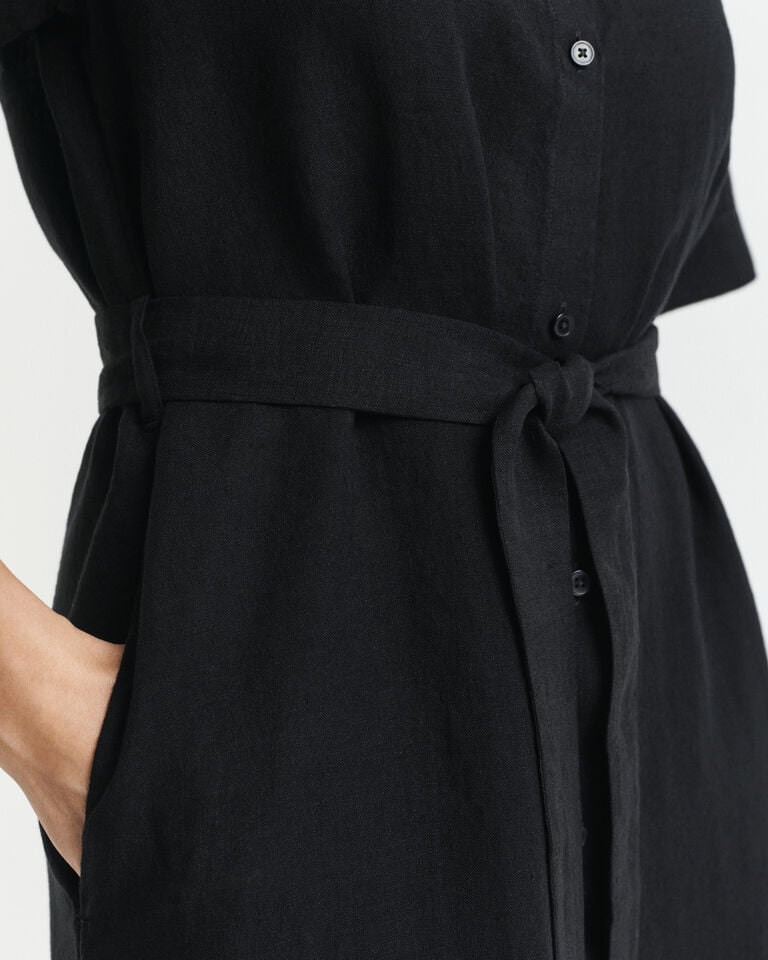 Gant Vestido camisero de manga corta de lino Precio de fábrica