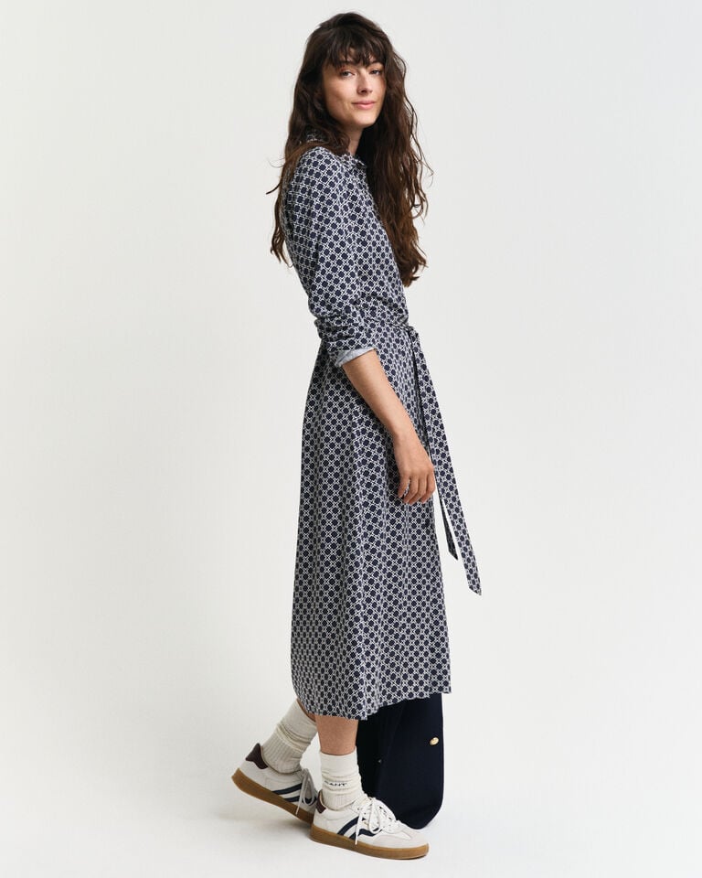 Gant Vestido camisero con estampado geométrico Envío internacional gratuito