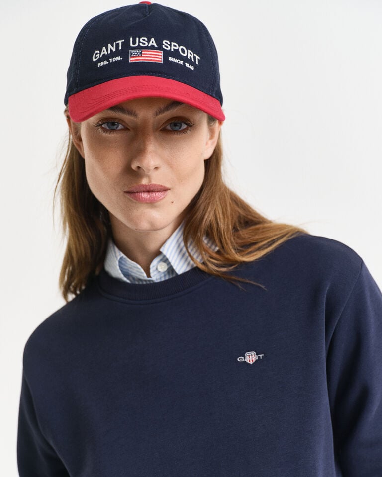 Gant Vestido estilo sudadera de cuello redondo Archive Shield Graphic Tienda de fábrica