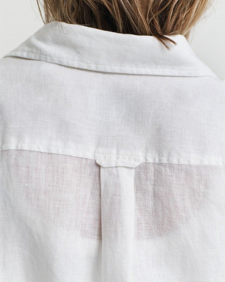 Gant Vestido camisero de lino con cinturón Precios de Black Friday
