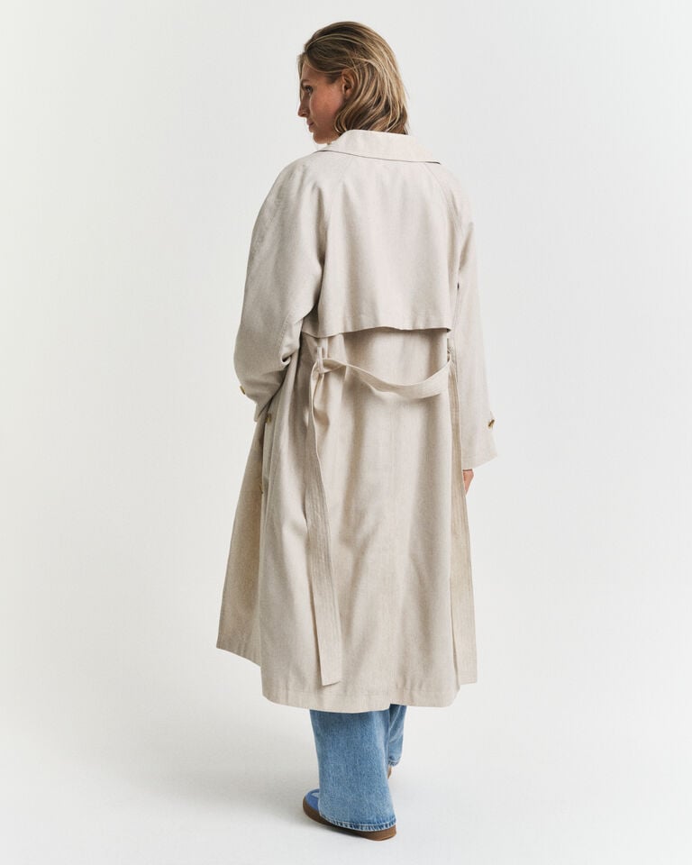 Gant Gabardina en mezcla de lino Outlet