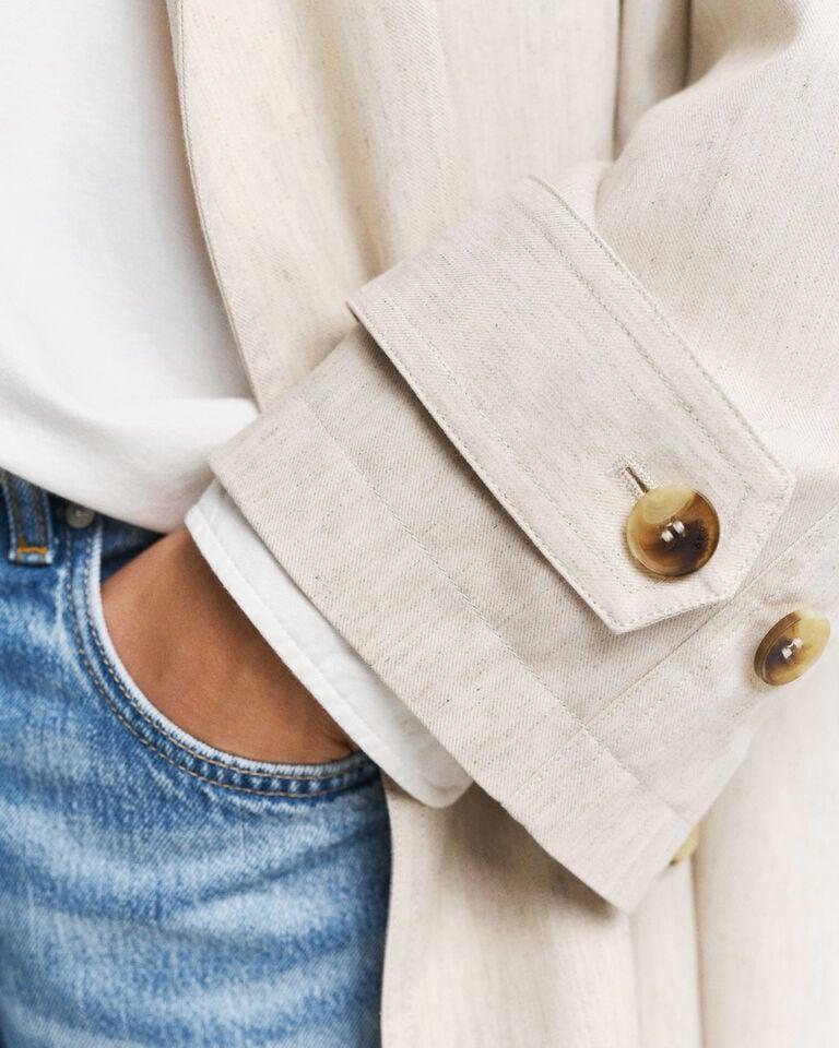 Gant Gabardina en mezcla de lino Outlet