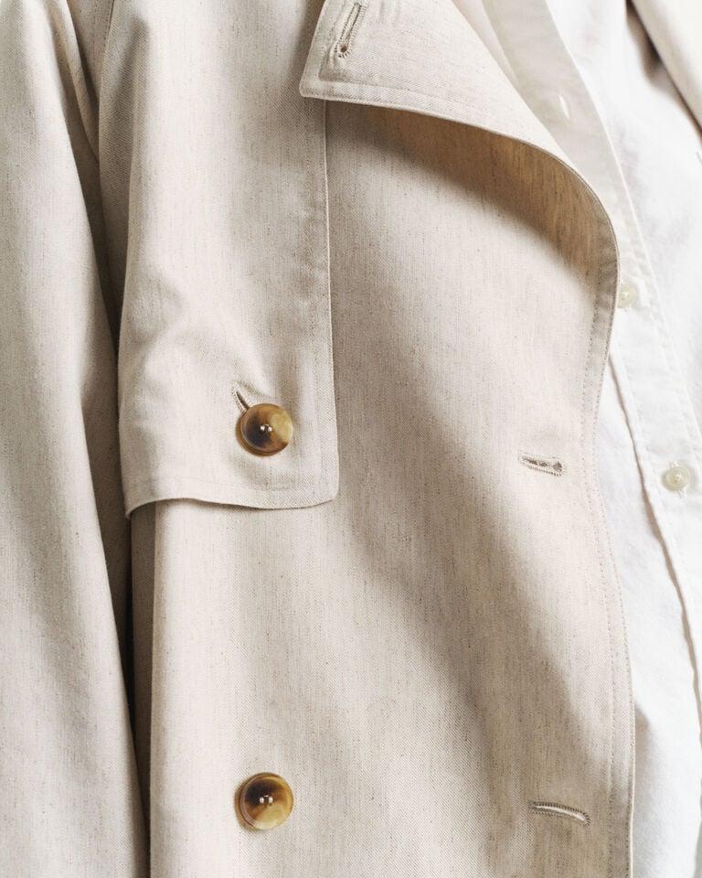 Gant Gabardina en mezcla de lino Outlet