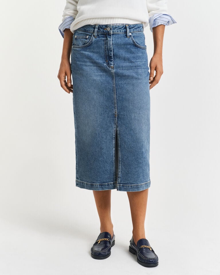 Gant Falda vaquera midi Ventas relámpago