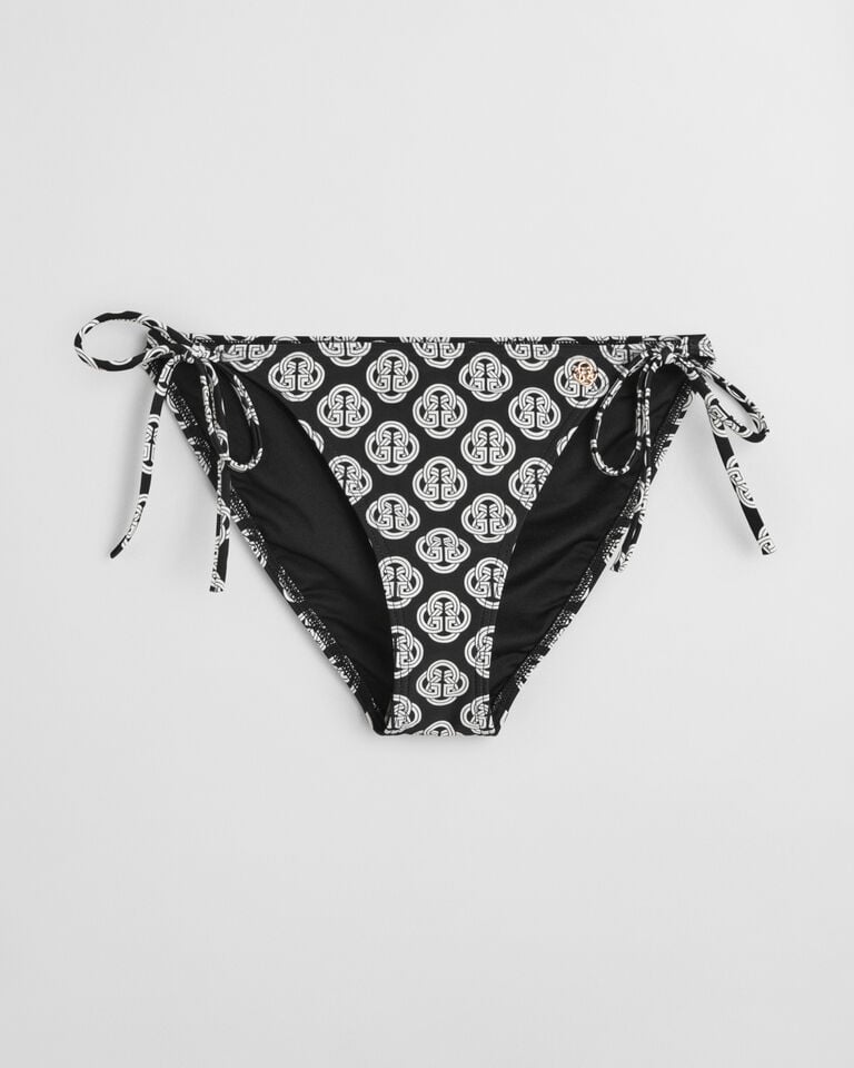 Gant Braguita de bikini con lazada y estampado Monogram Tienda de fábrica