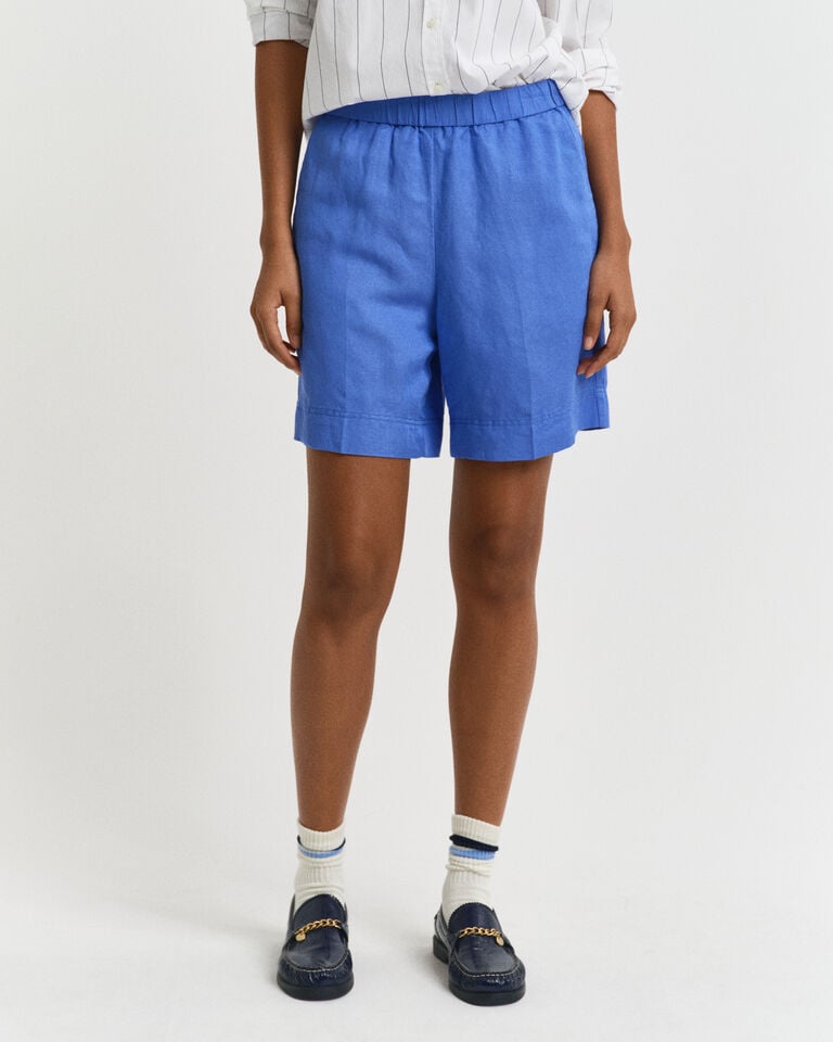 Gant Pantalones cortos Relaxed Fit en mezcla de lino Pull-On Devoluciones gratuitas