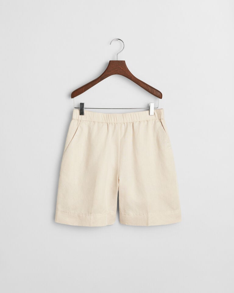 Gant Pantalones cortos Relaxed Fit en mezcla de lino Pull-On 2025