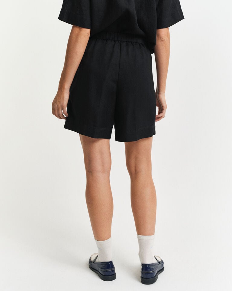 Gant Pantalones cortos Relaxed Fit en mezcla de lino Pull-On En línea