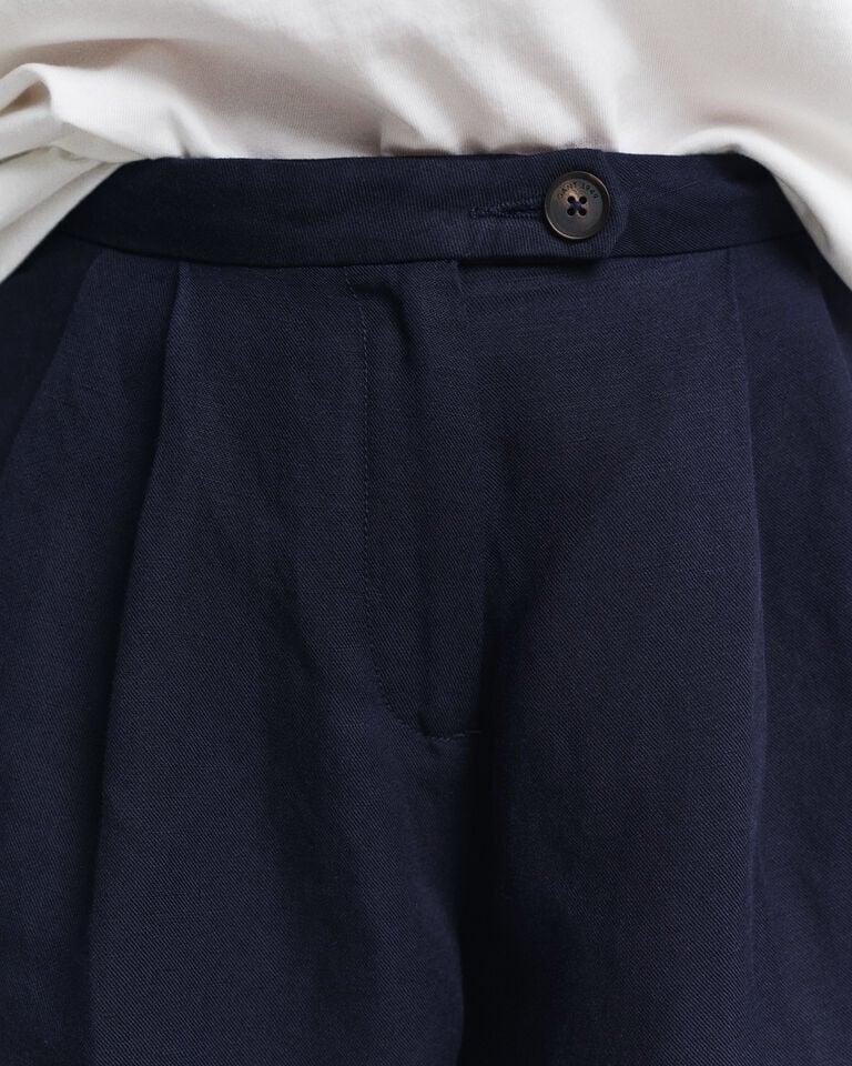 Gant Pantalones cortos entallados de lino Rebajas