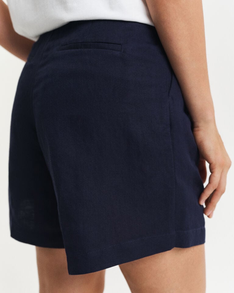 Gant Pantalones cortos entallados de lino Rebajas