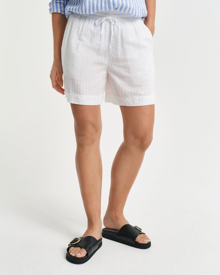 Gant Pantalones cortos de sirsaca a rayas del mismo tono Ofertas