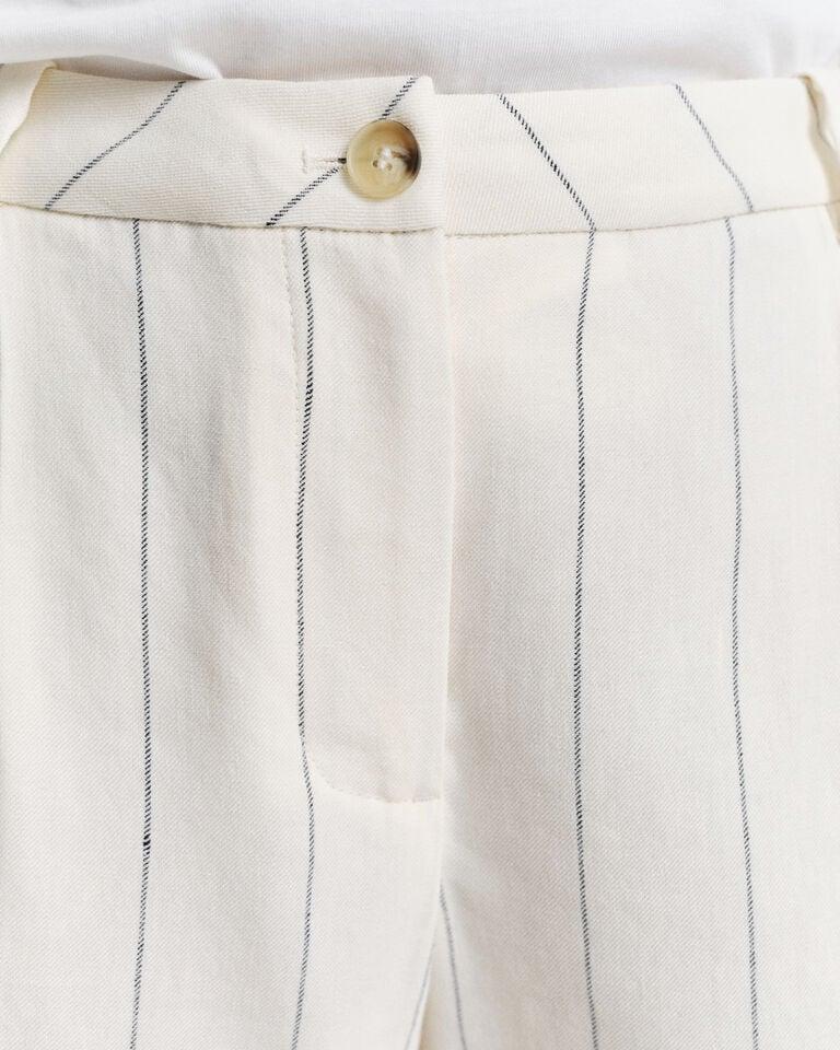 Gant Pantalones cortos de lino con raya diplomática Venta caliente