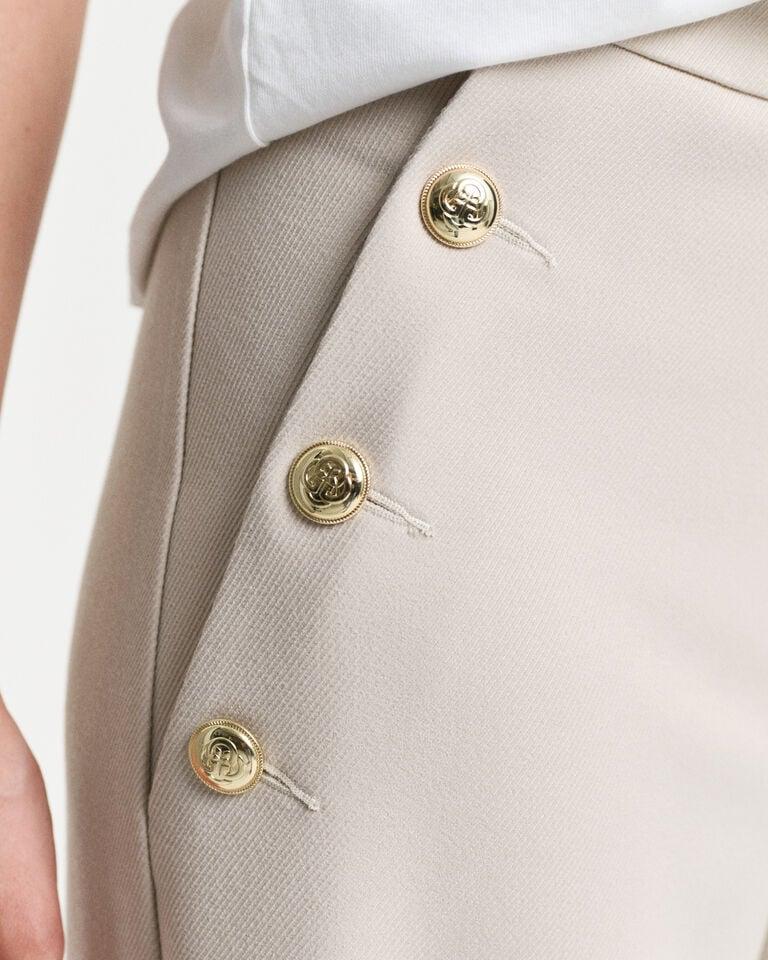 Gant Pantalones de talle alto con botones Los más vendidos
