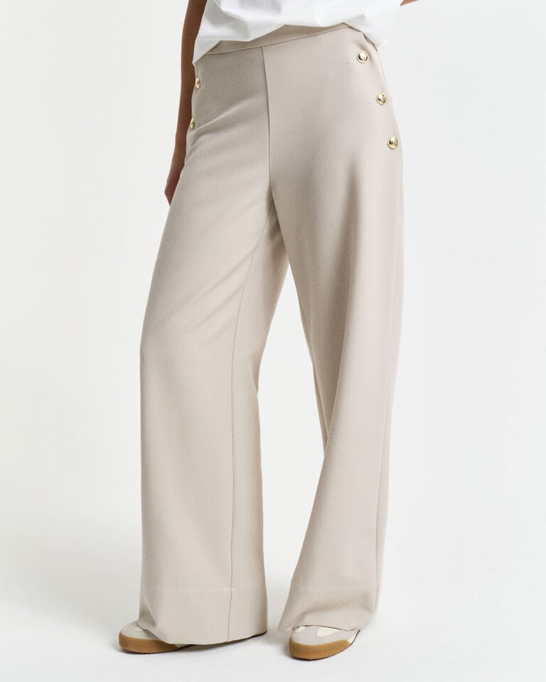 Gant Pantalones de talle alto con botones Los más vendidos