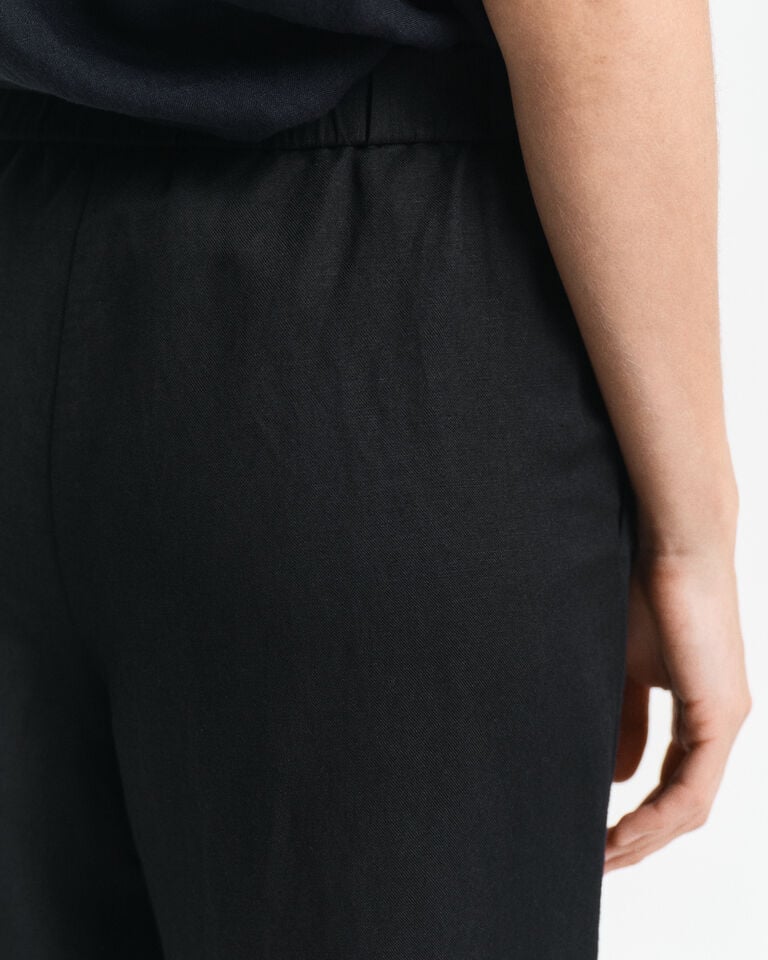 Gant Pantalones Relaxed Fit en mezcla de lino Pull-On Liquidación
