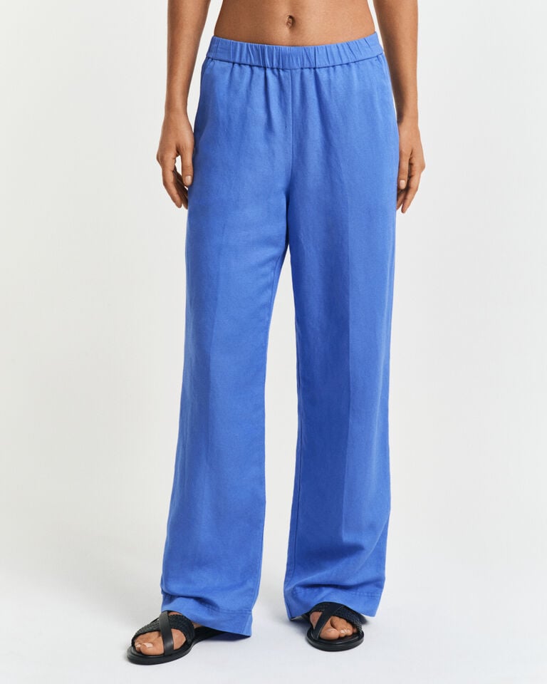 Gant Pantalones Relaxed Fit en mezcla de lino Pull-On Rebajas top