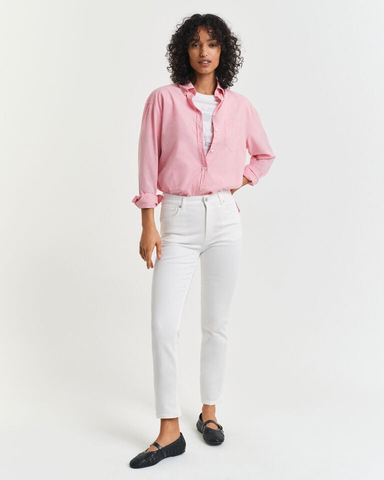 Gant Vaqueros tobilleros Slim Fit blancos