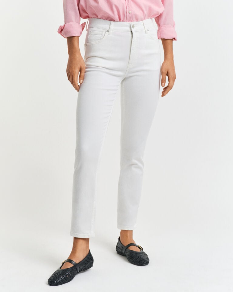 Gant Vaqueros tobilleros Slim Fit blancos COMPRAR AHORA