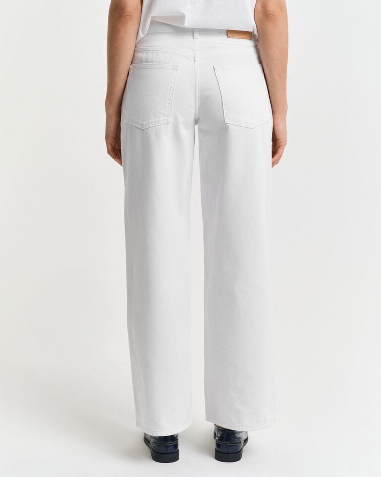 Gant Vaqueros Relaxed Fit blancos de pernera recta Precio de fábrica