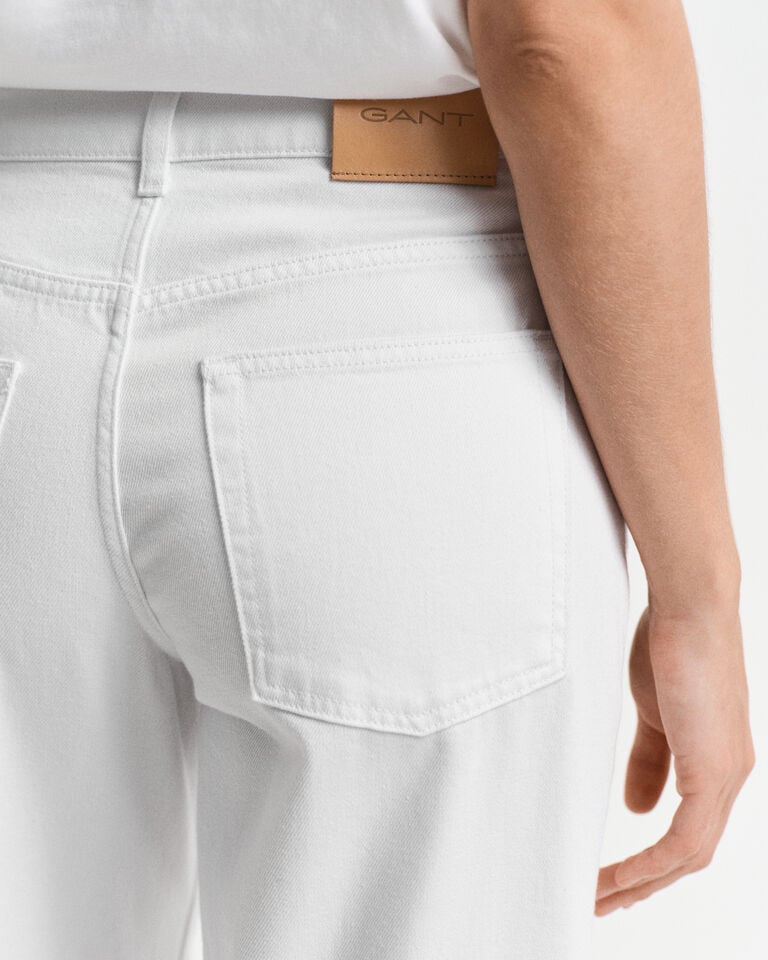 Gant Vaqueros Relaxed Fit blancos de pernera recta Precio de fábrica