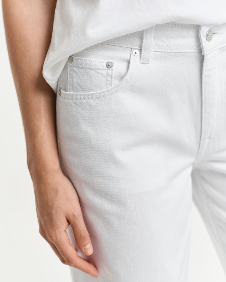 Gant Vaqueros Relaxed Fit blancos de pernera recta Precio de fábrica