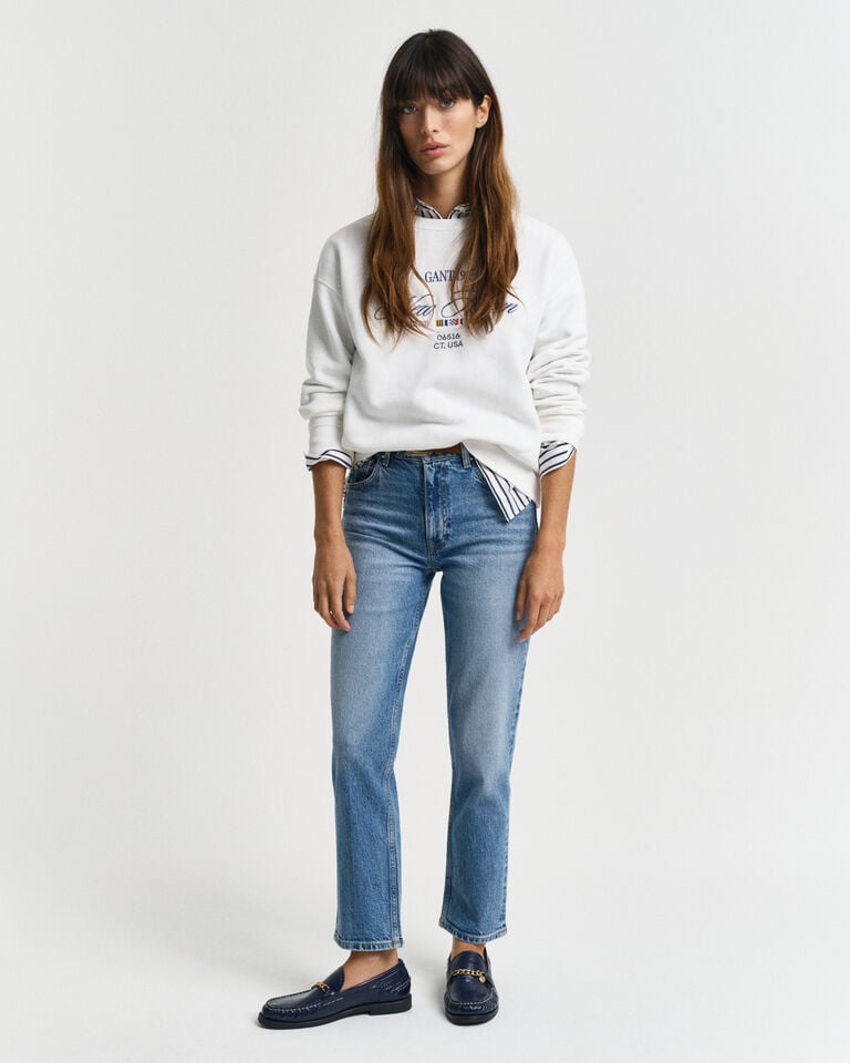 Gant Vaqueros tobilleros con pernera recta Oferta especial de fábrica