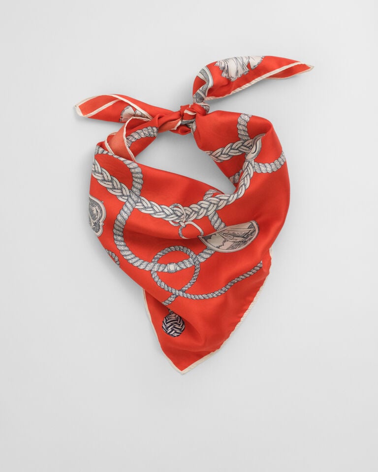 Gant Pañuelo de seda con estampado Sailing Promoción por tiempo limitado