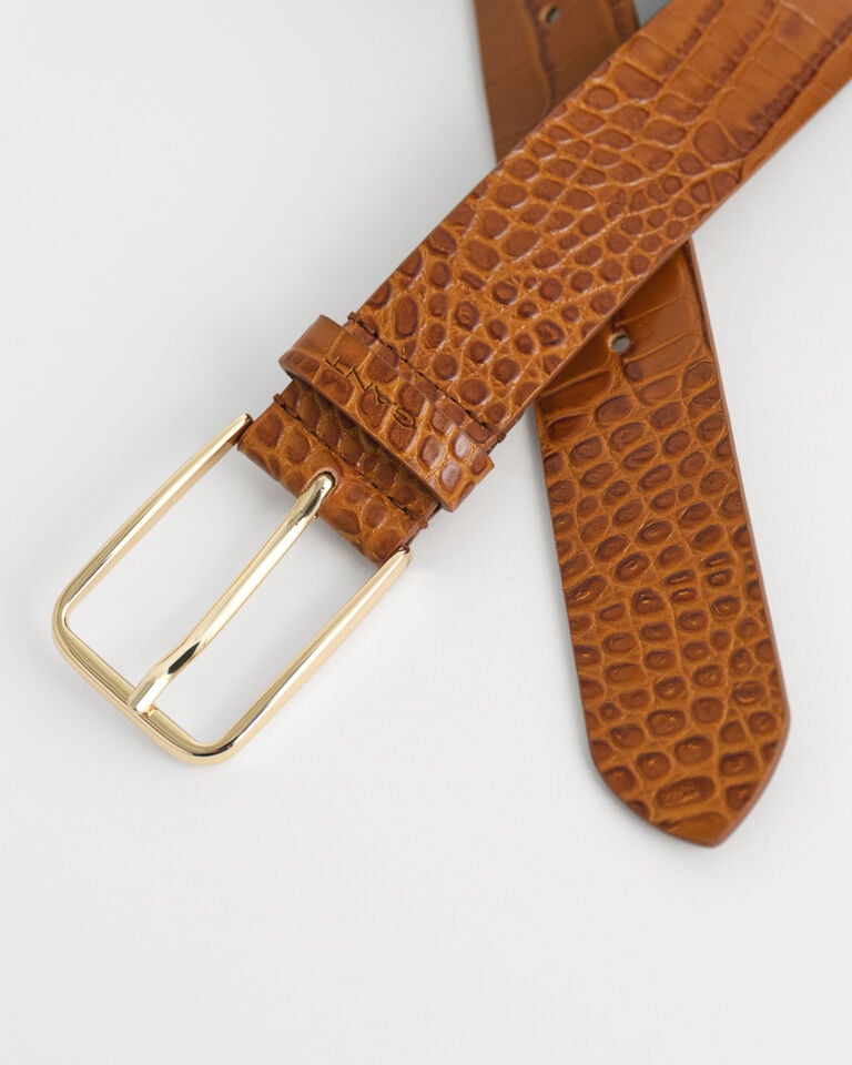 Gant Cinturón Croc-Effect Oferta exclusiva