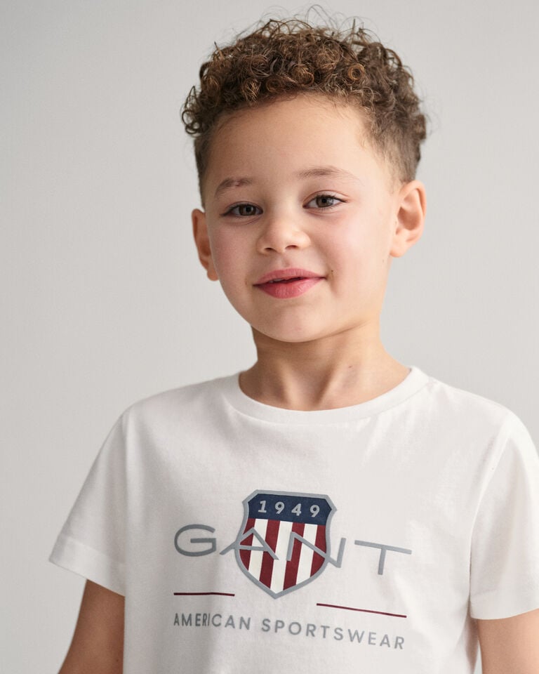 Gant Camiseta Archive Shield Kids Outlet online