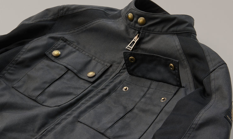 belstaff chaqueta de algodón encerado temple Rebajas