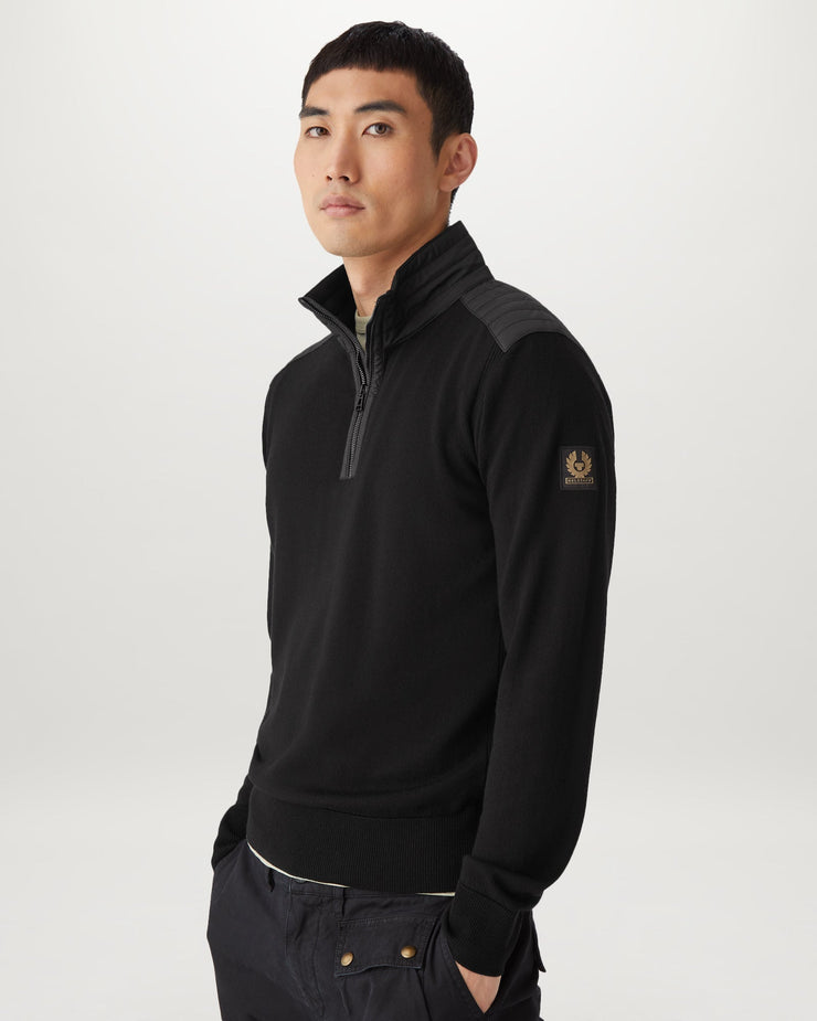 belstaff jersey con cremallera de un cuarto kilmington Precio de fábrica