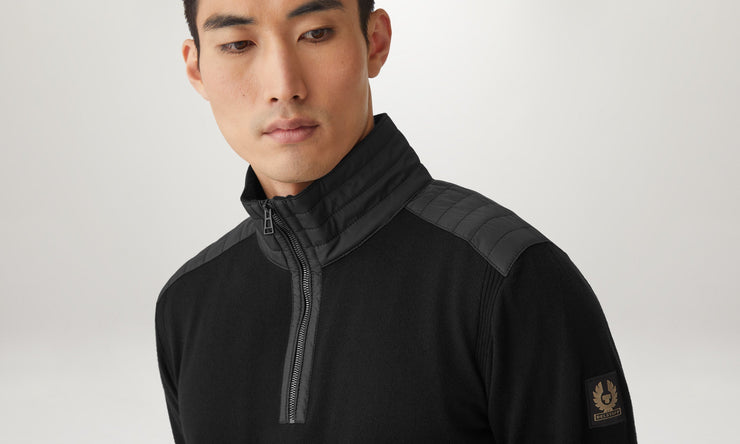 belstaff jersey con cremallera de un cuarto kilmington Precio de fábrica