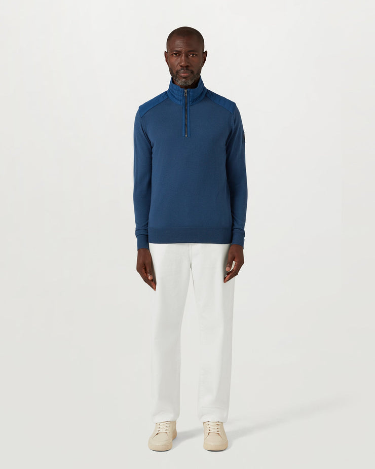 belstaff jersey con cremallera de un cuarto kilmington Solo hoy