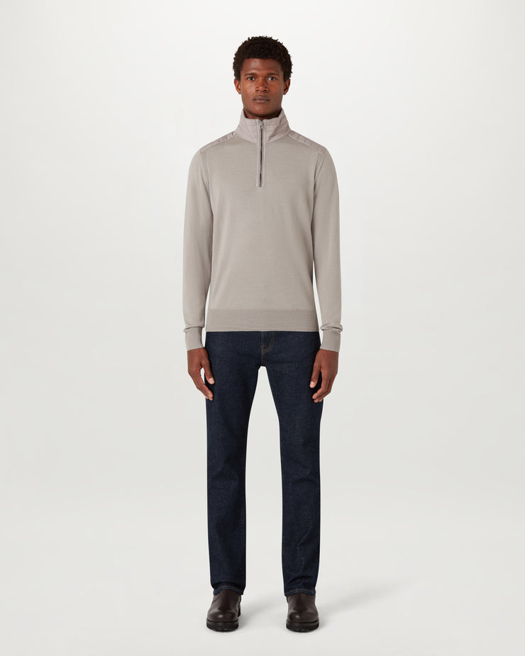 belstaff jersey con cremallera de un cuarto kilmington Promoción trimestral