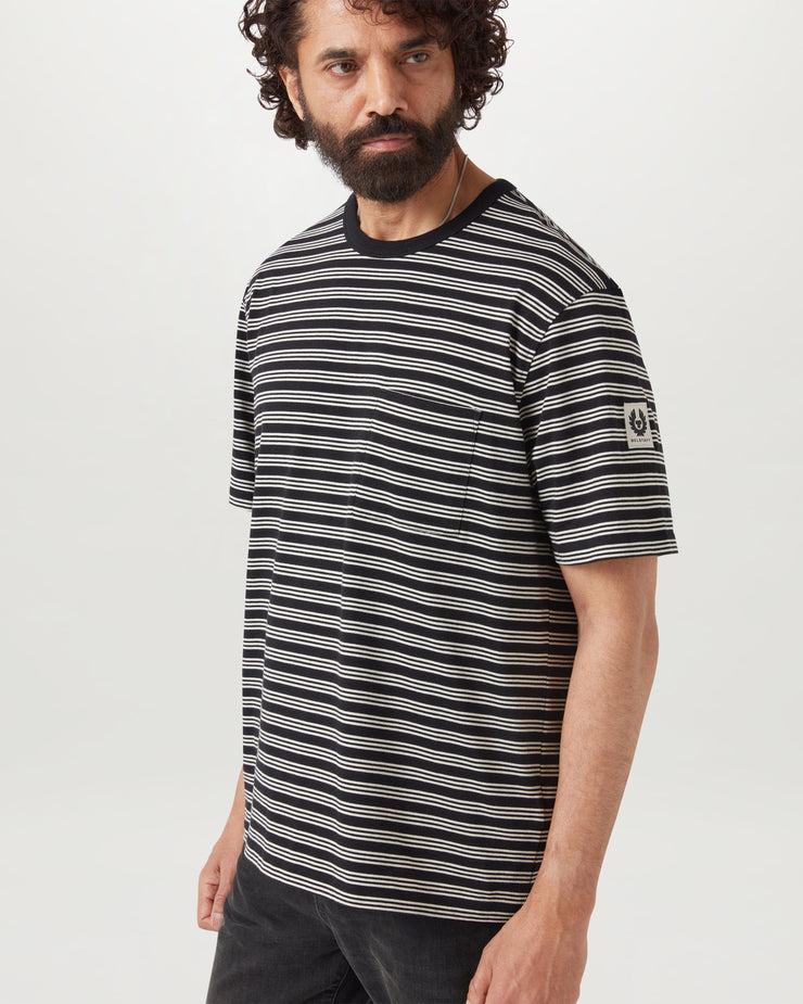belstaff camiseta drum a rayas rail Ventas relámpago