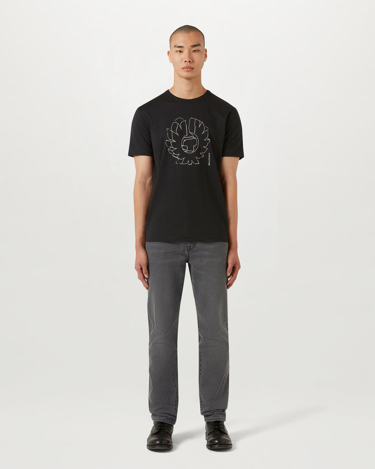 belstaff camiseta con estampado gráfico deconstructed phoenix Oferta especial