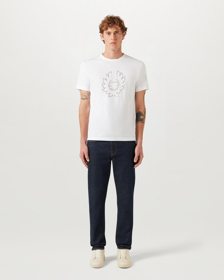 belstaff camiseta con estampado gráfico deconstructed phoenix Último día