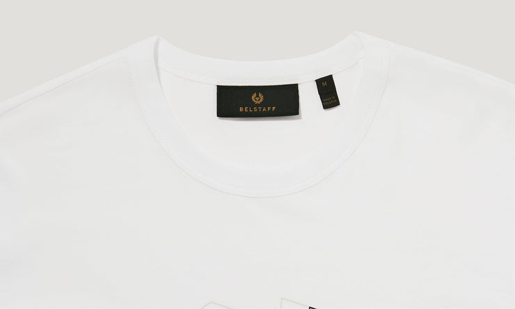 belstaff camiseta con estampado gráfico deconstructed phoenix Último día