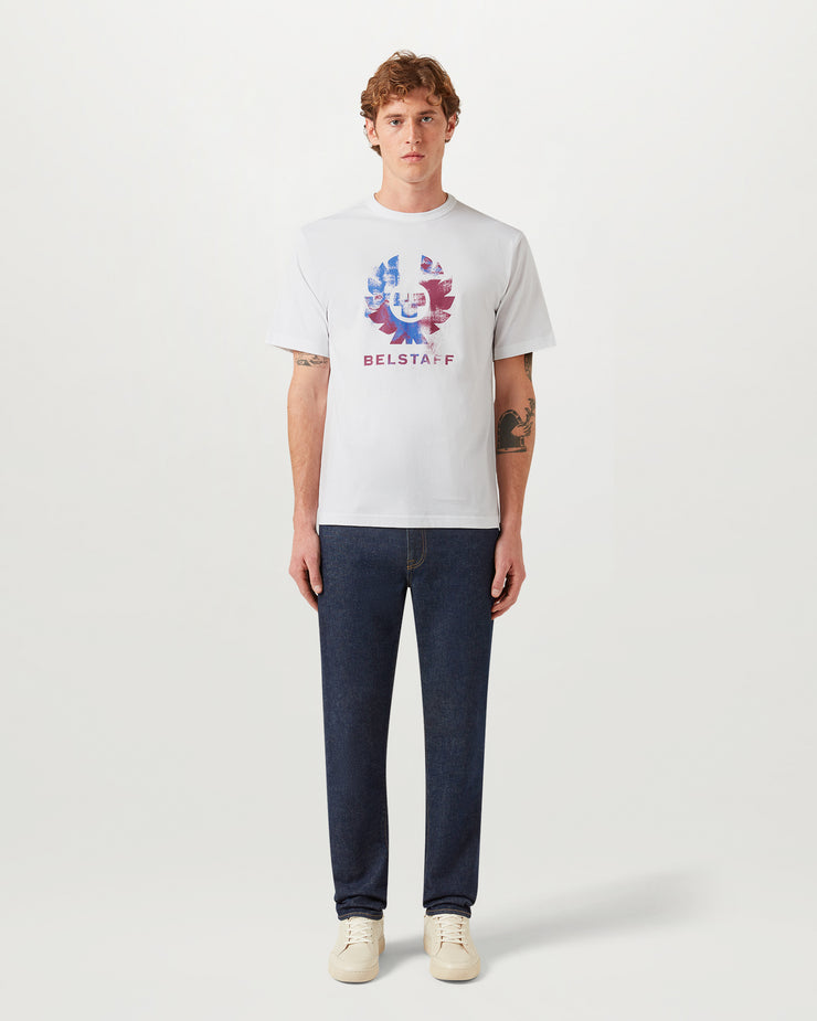 belstaff camiseta con estampado gráfico blur phoenix Superdescuento