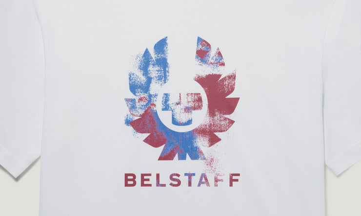 belstaff camiseta con estampado gráfico blur phoenix Superdescuento