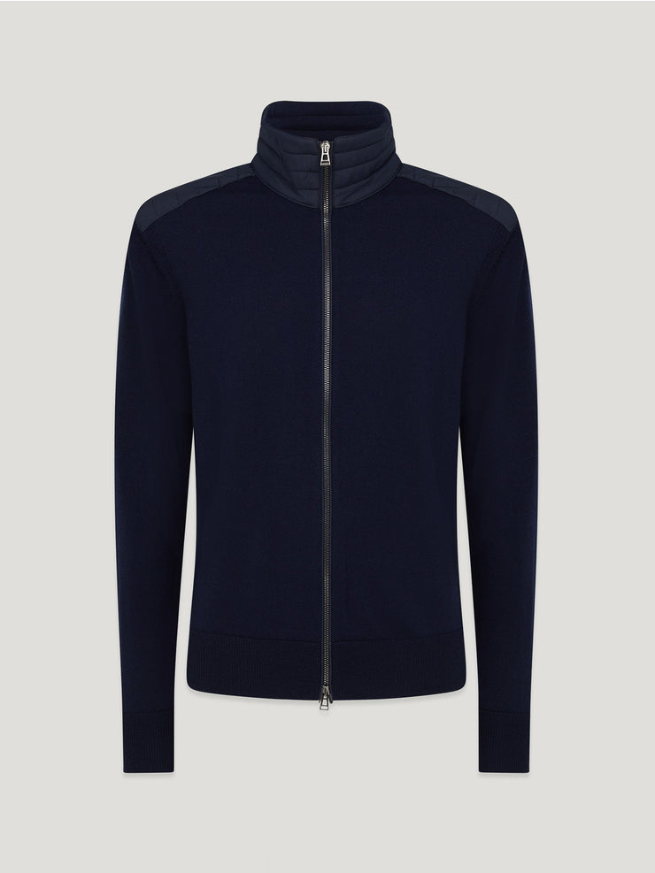 belstaff cárdigan con cremallera kelby